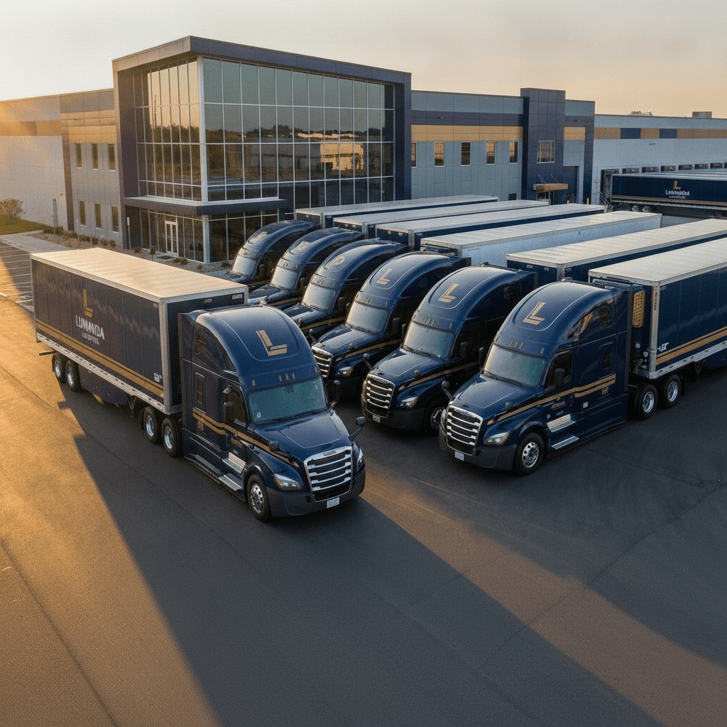 Organized commercial truck fleet